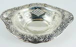 GORHAM STERLING SILVER PIERCED ROSE BOWL