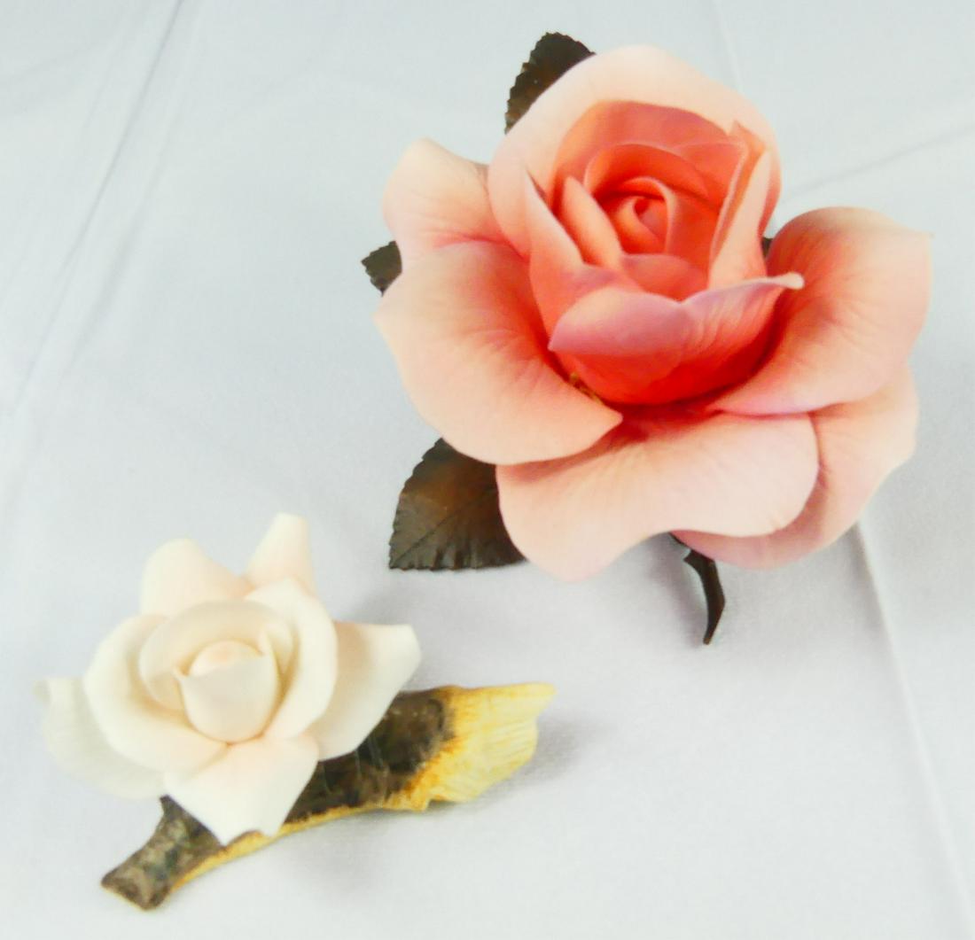 2pc BOEHM PORCELAIN ROSES (1 of 6)