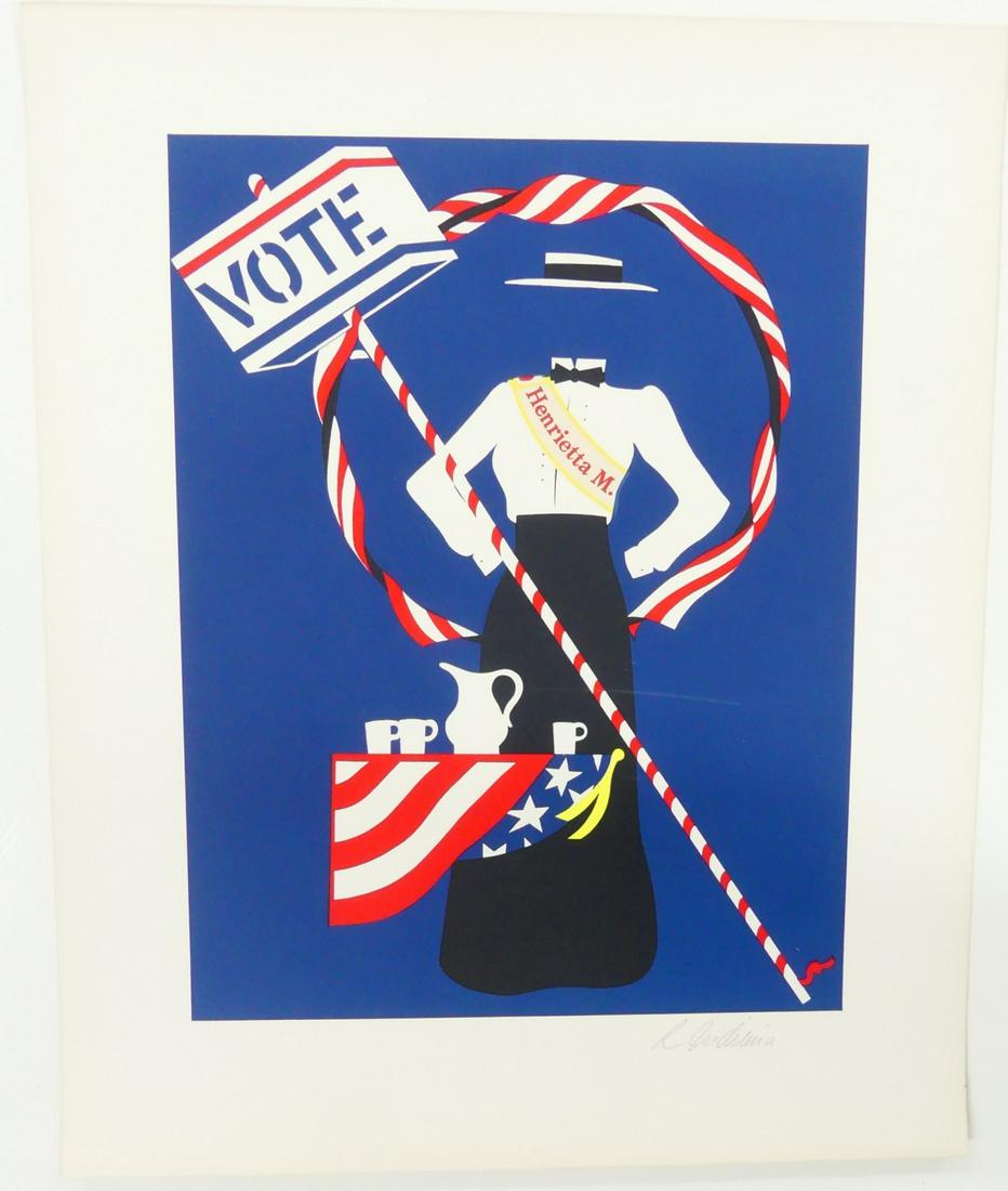 ROBERT INDIANA 'HENRIETTA M' LITHOGRAPH (1 of 5)