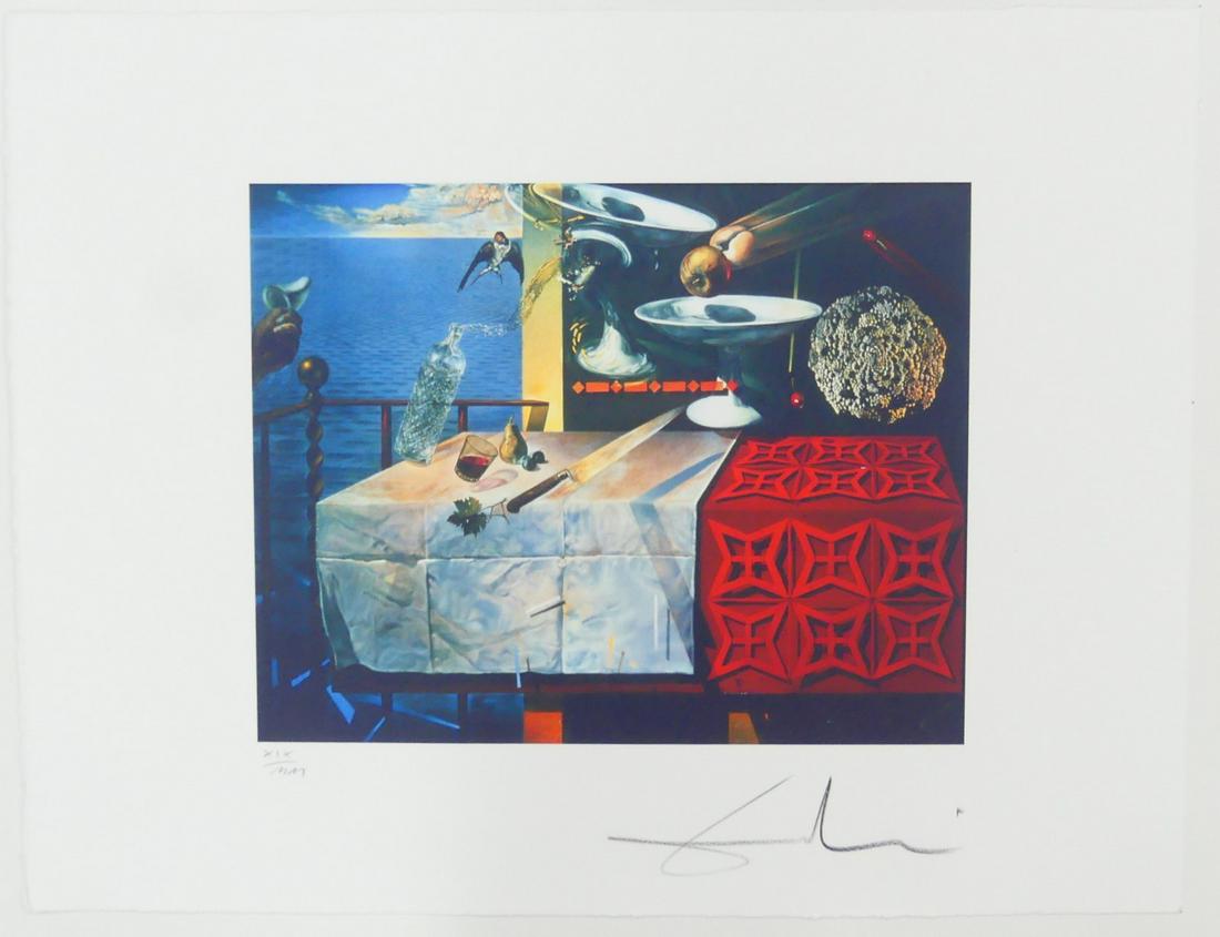 SALVADOR DALI 'LIVING STILL LIFE' LITHOGRAPH (1 of 9)