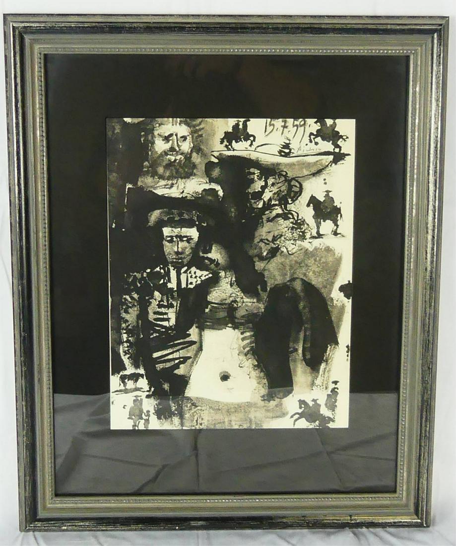 PABLO PICASSO 'TOROS Y TOREROS' LITHOGRAPH (1 of 7)