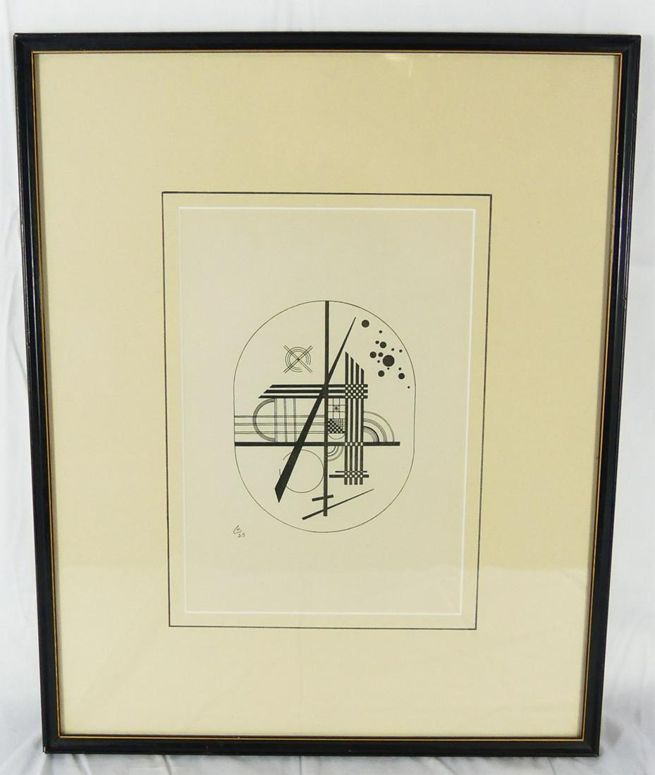 WASSILY KANDINSKY 'LINE TO PLANE' LITHOGRAPH (1 of 8)