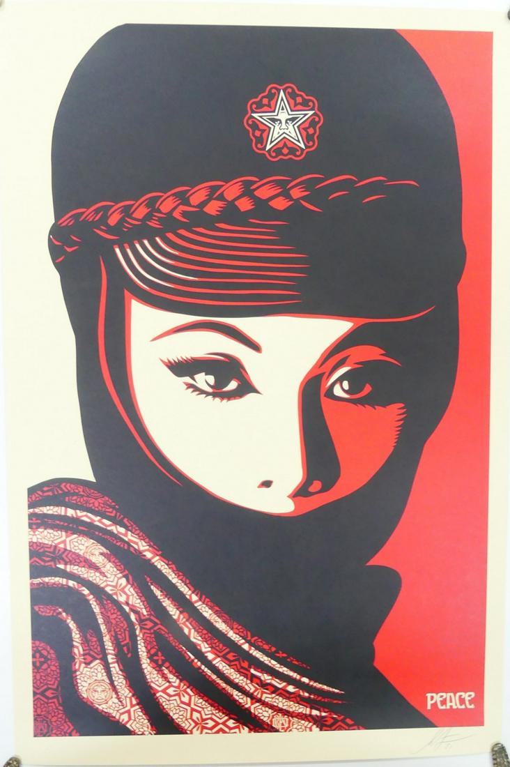 SHEPARD FAIREY 'PEACE' OFFSET LITHOGRAPH (1 of 4)