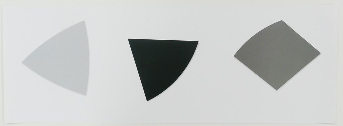 ELLSWORTH KELLY 'THREE GRAY PANELS' LITHOGRAPH (1 of 4)