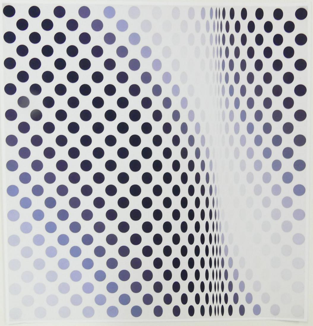 BRIDGET RILEY 'PAUSE' LITHOGRAPH (1 of 4)