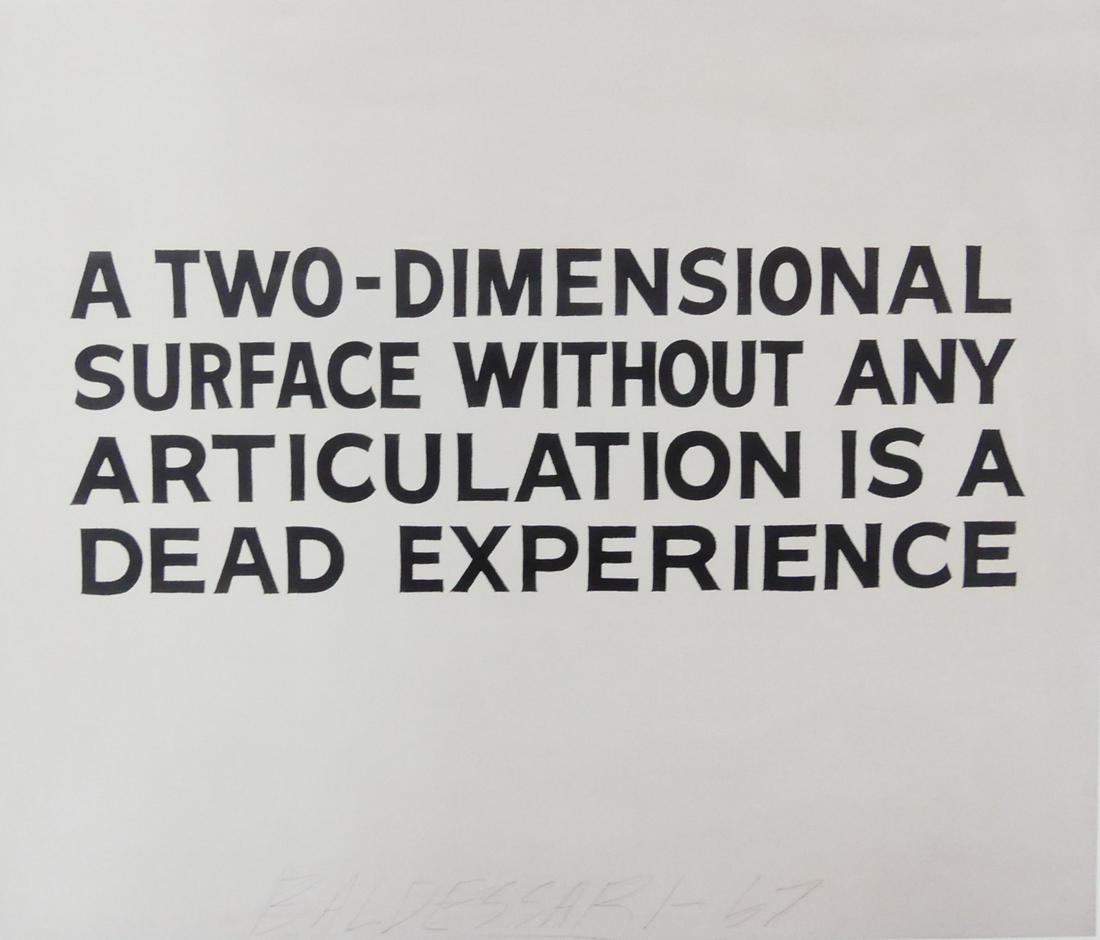 JOHN BALDESSARI LITHOGRAPH (1 of 5)