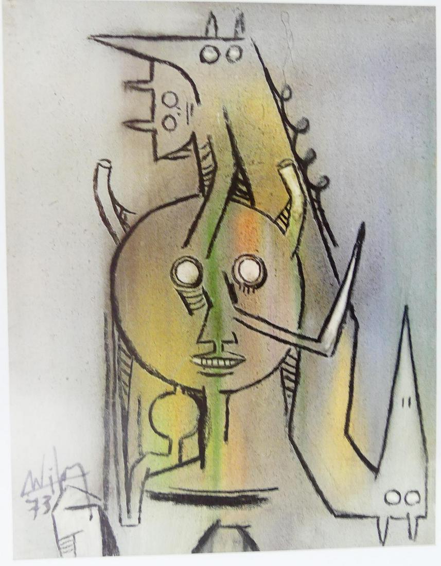 WIFREDO LAM OFFSET LITHOGRAPH (1 of 6)