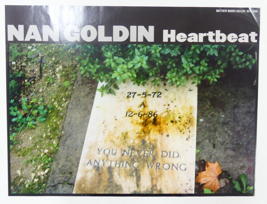 NAN GOLDIN 'HEARTBEAT' EXHIBITION POSTER (1 of 13)