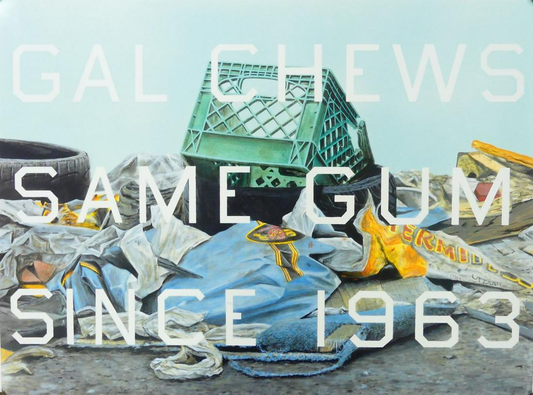 ED RUSCHA 'GAL CHEWS SAME GUM' OFFSET LITHOGRAPH (1 of 4)