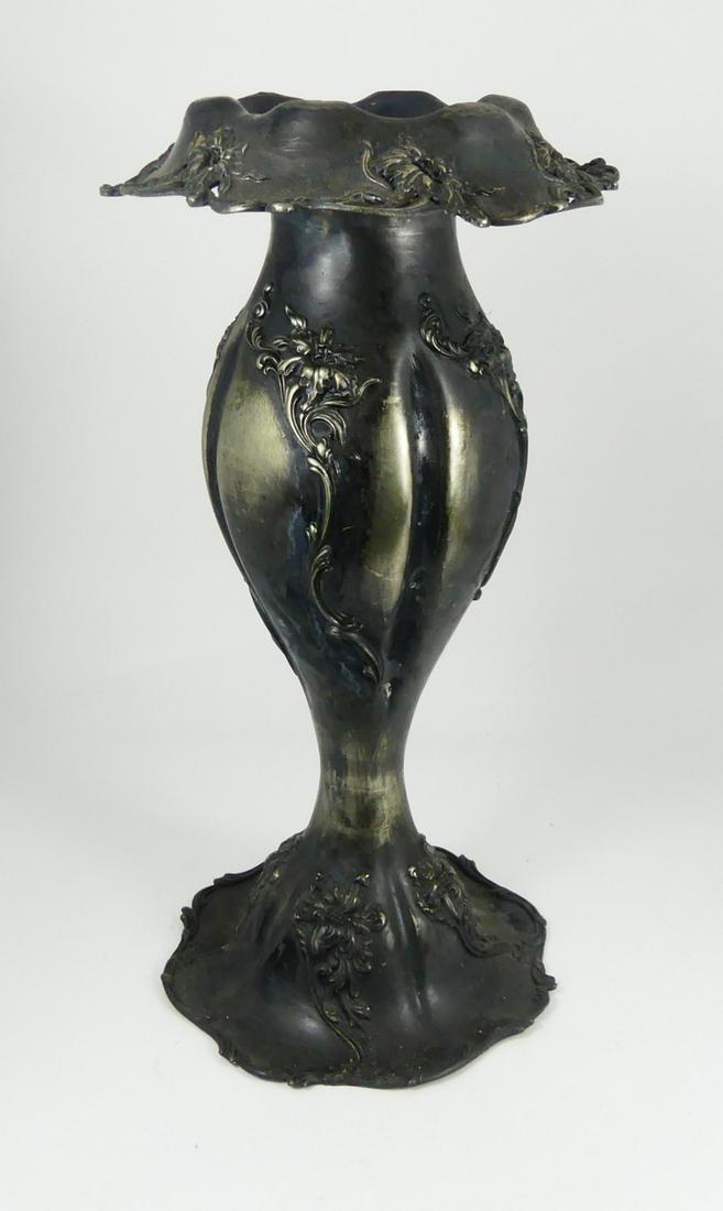 DERBY SILVER CO ART NOUVEAU VASE (1 of 7)
