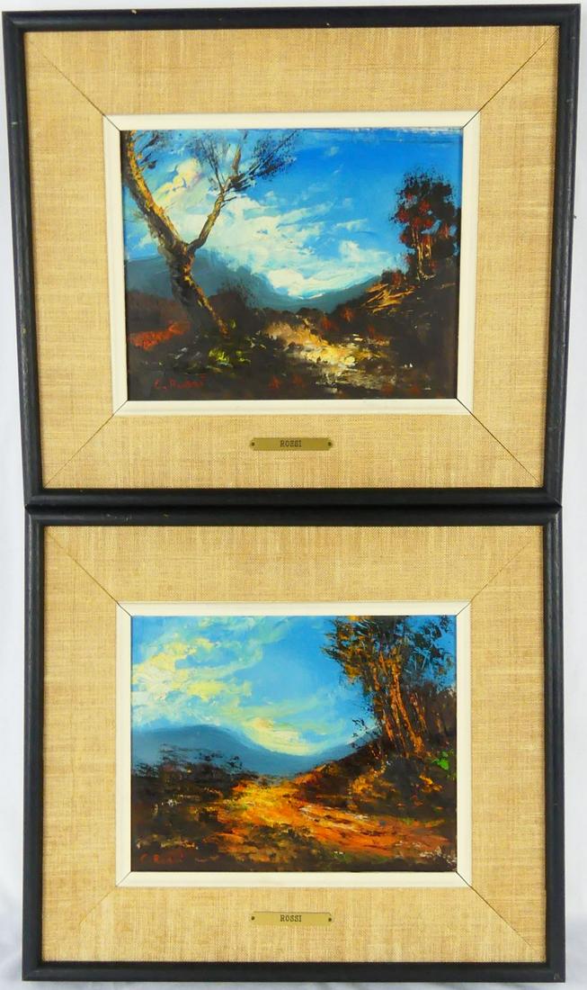 PR CARLO ROSSI ITALIAN OIL PAINTINGS ON BOARD (1 of 11)