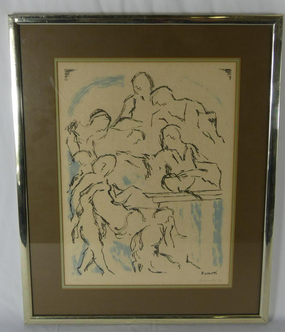 LAZZARO DONATI LITHOGRAPH (1 of 7)