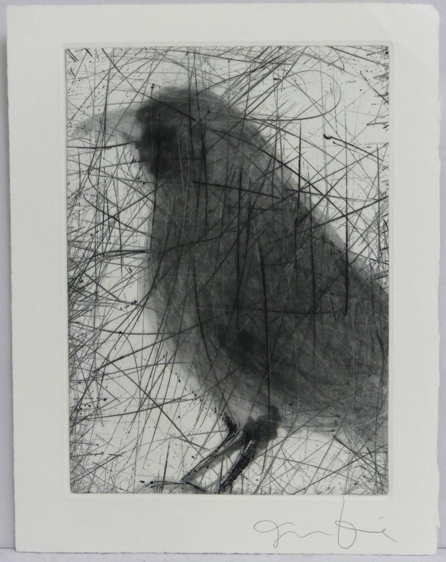 JIM DINE 'CROW' ETCHING (1 of 4)