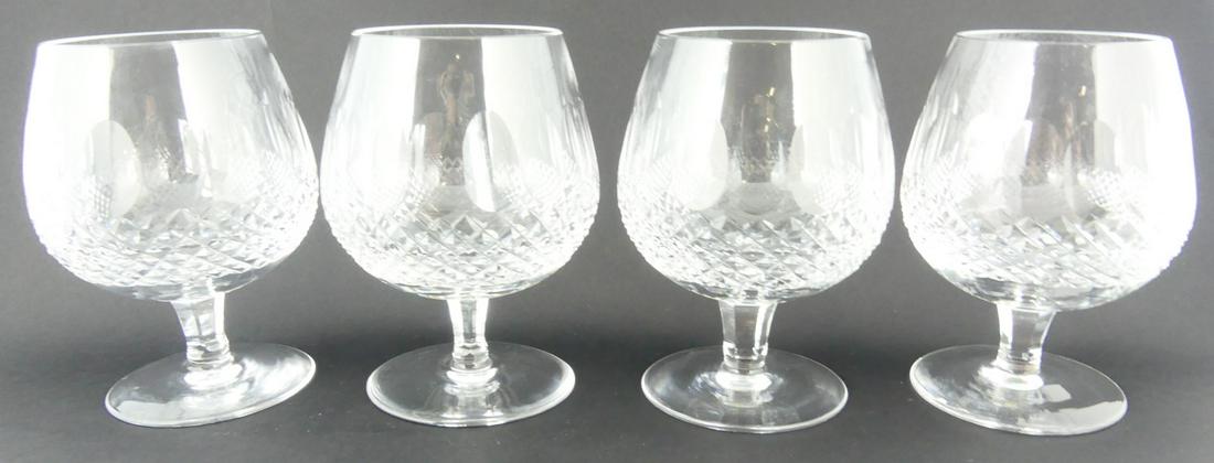 4pc WATERFORD 'COLLEEN' CRYSTAL BRANDY SNIFTERS (1 of 6)