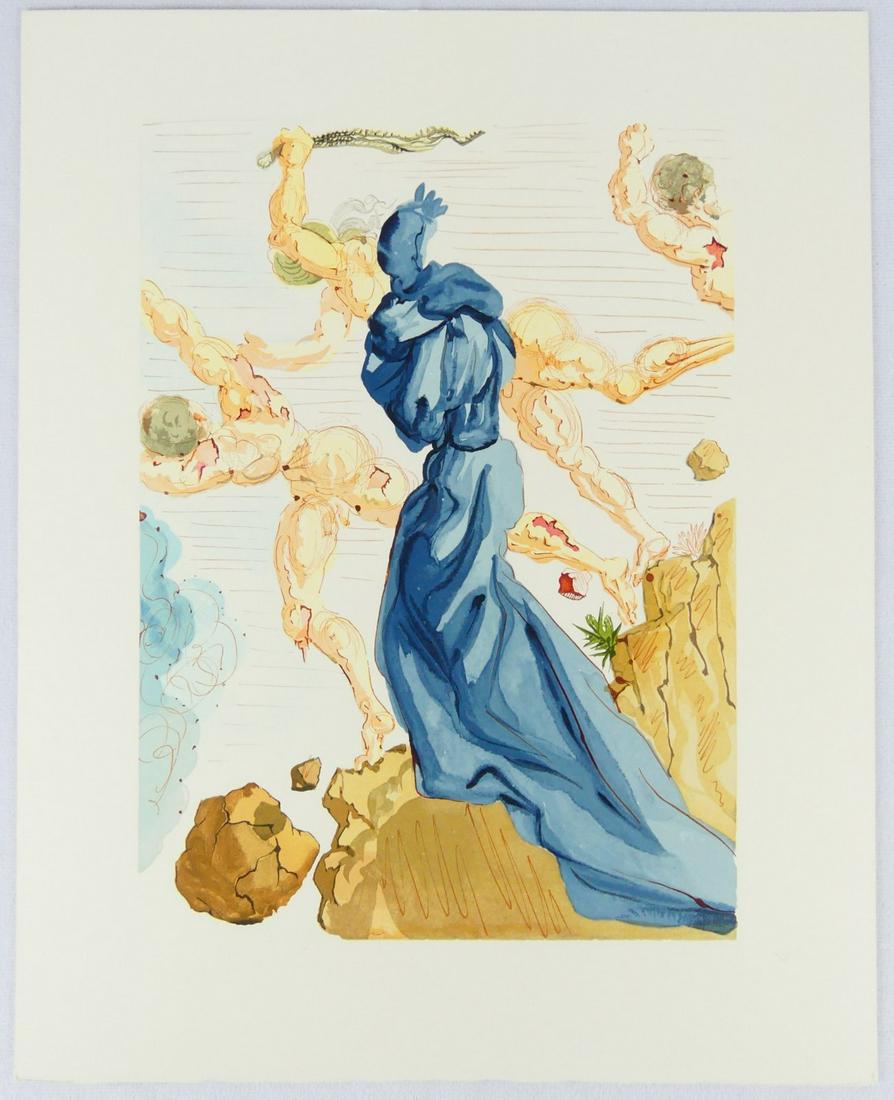 SALVADOR DALI 'HARD MARGINS' WOODCUT (1 of 8)