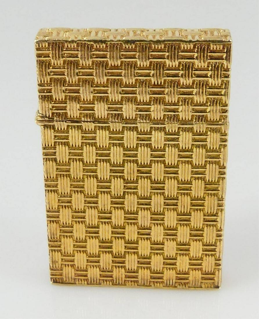 TIFFANY & CO 14kt YELLOW GOLD LIGHTER (1 of 5)