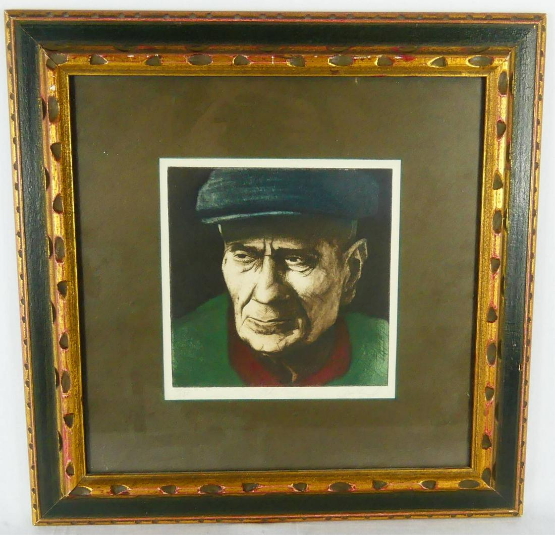 HARRY MCCORMICK 'THE TURK' AQUATINT ETCHING (1 of 8)