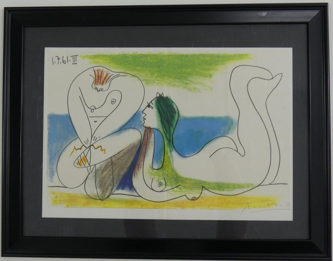 PABLO PICASSO 'LES DEJEUNERS' LITHOGRAPH (1 of 7)