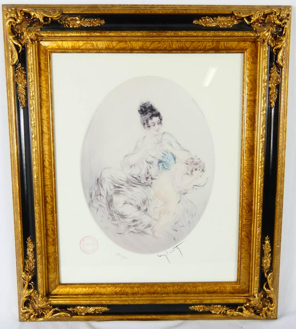 LOUIS ICART 'CLIPPED WINGS' LIMITED EDITION PRINT (1 of 10)
