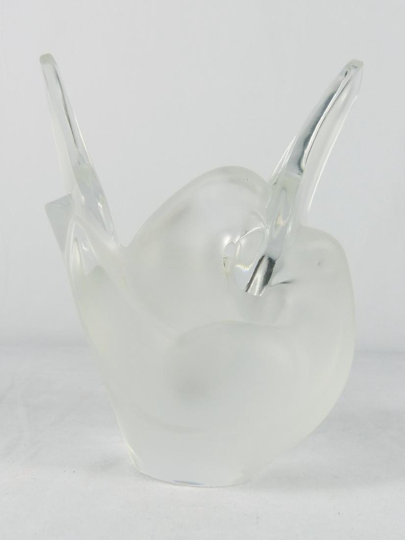 LALIQUE FRENCH 'SYLVIE' CRYSTAL VASE (1 of 7)
