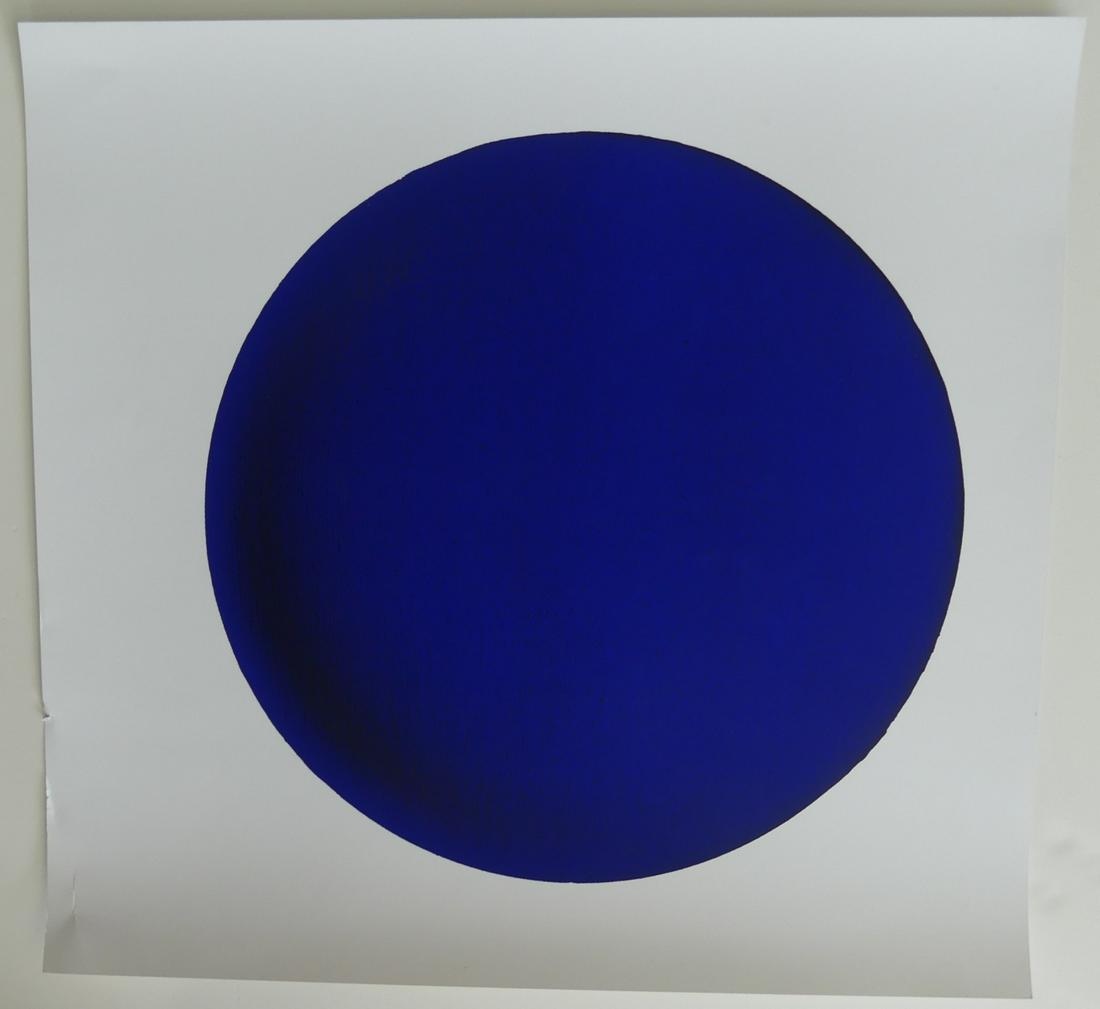 YVES KLEIN 'BLUE DISK' SERIGRAPH (1 of 6)