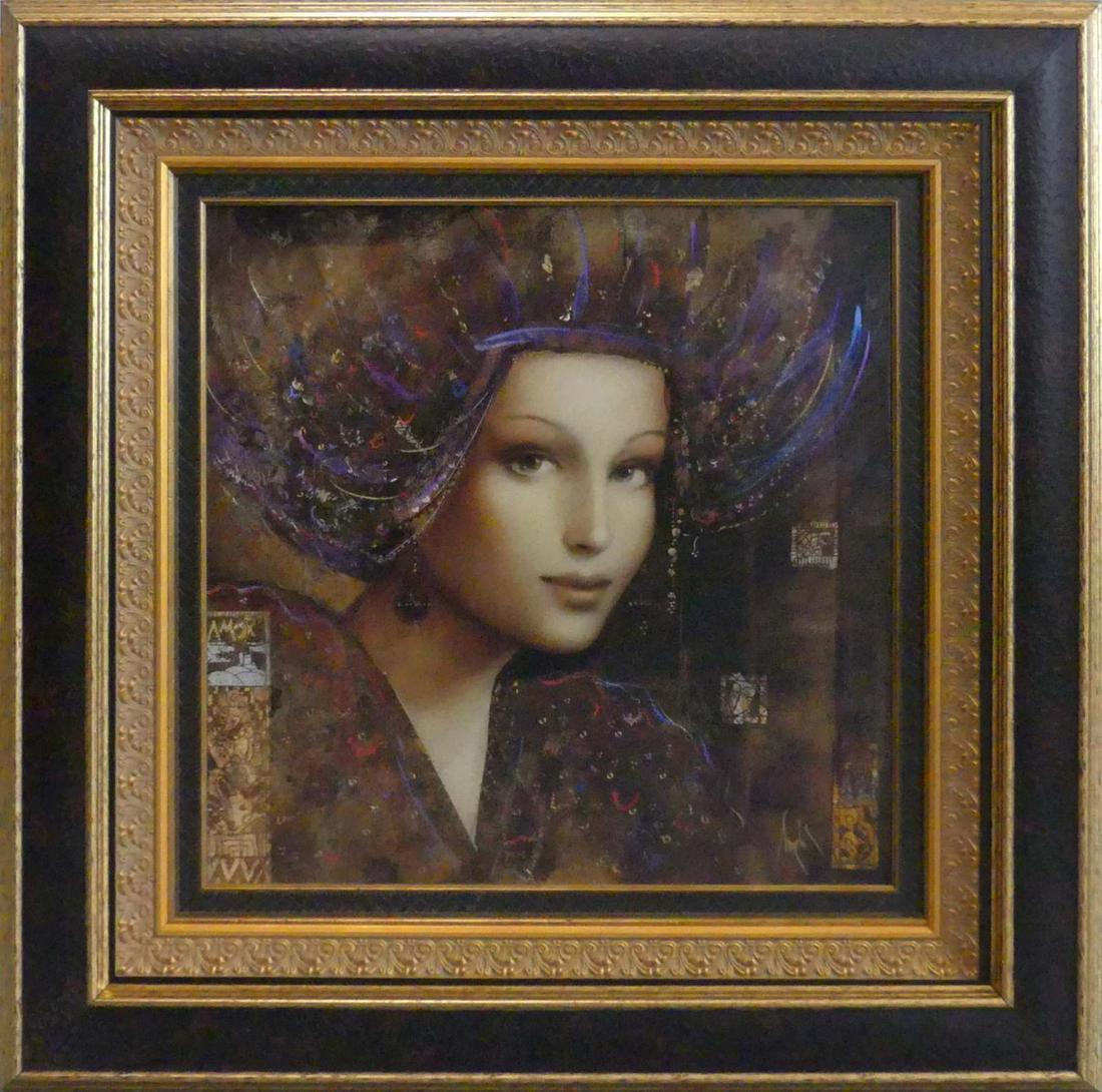 CSABA MARKUS 'CIANA' EMBELLISHED GICLEE (1 of 8)