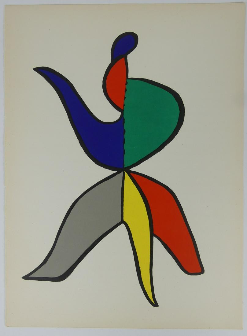 ALEXANDER CALDER 'STABILES' LITHOGRAPH (1 of 3)