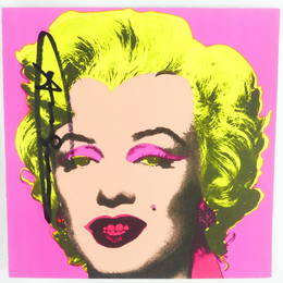 ANDY WARHOL 'MARILYN' SIGNED INVITATION