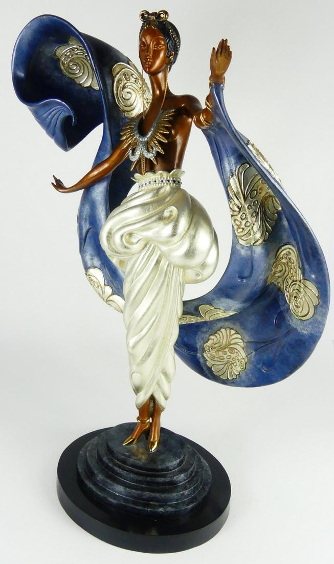 ERTE 'DREAM GIRL' BRONZE SCULPTURE (1 of 14)