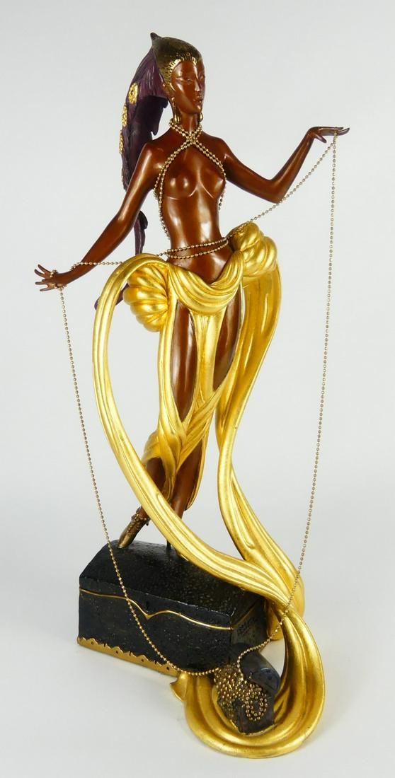 ERTE 'PLEASURE OF THE COURTESAN' BRONZE SCULPTURE (1 of 8)