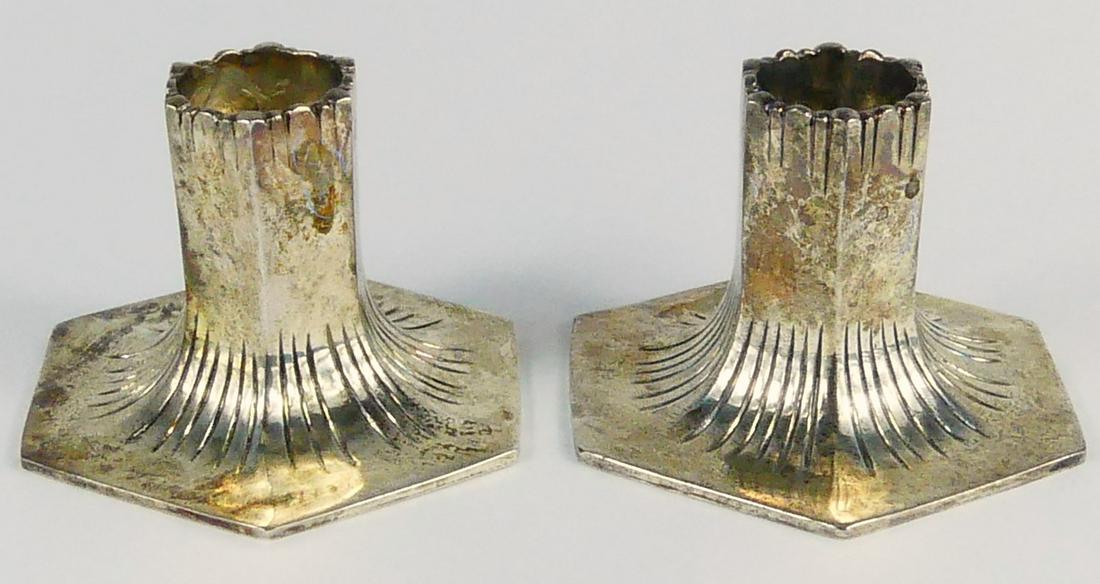 PR LC TIFFANY STERLING SILVER CANDLE HOLDERS (1 of 4)