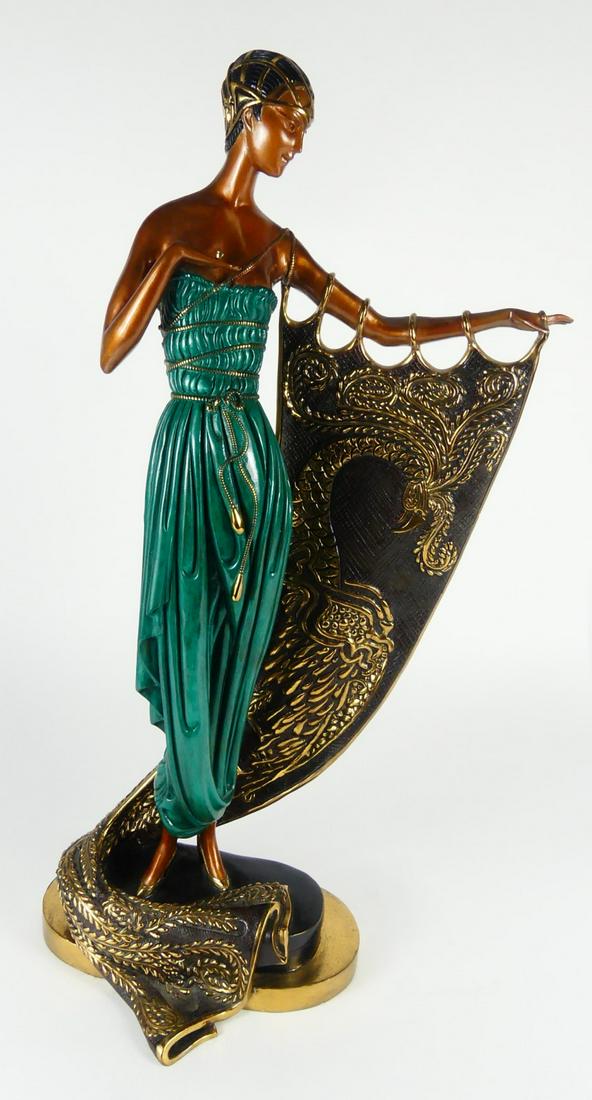 ERTE 'EMERALD NIGHT' BRONZE SCULPTURE (1 of 10)