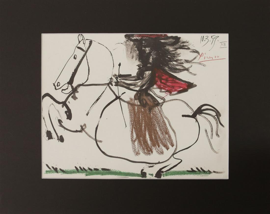 PICASSO 'TOROS Y TOREROS 13' SIGNED OFFSET (1 of 6)
