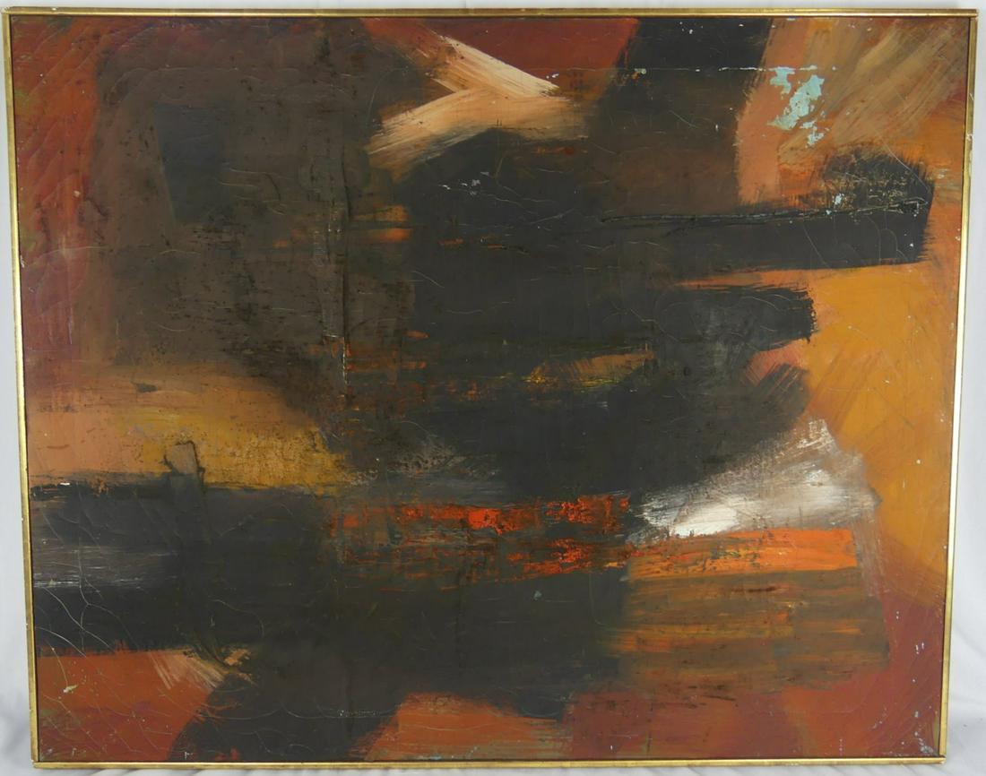 MILDRED WOHL 'BLACK TRUTH' OIL PAINTING ON CANVAS (1 of 9)