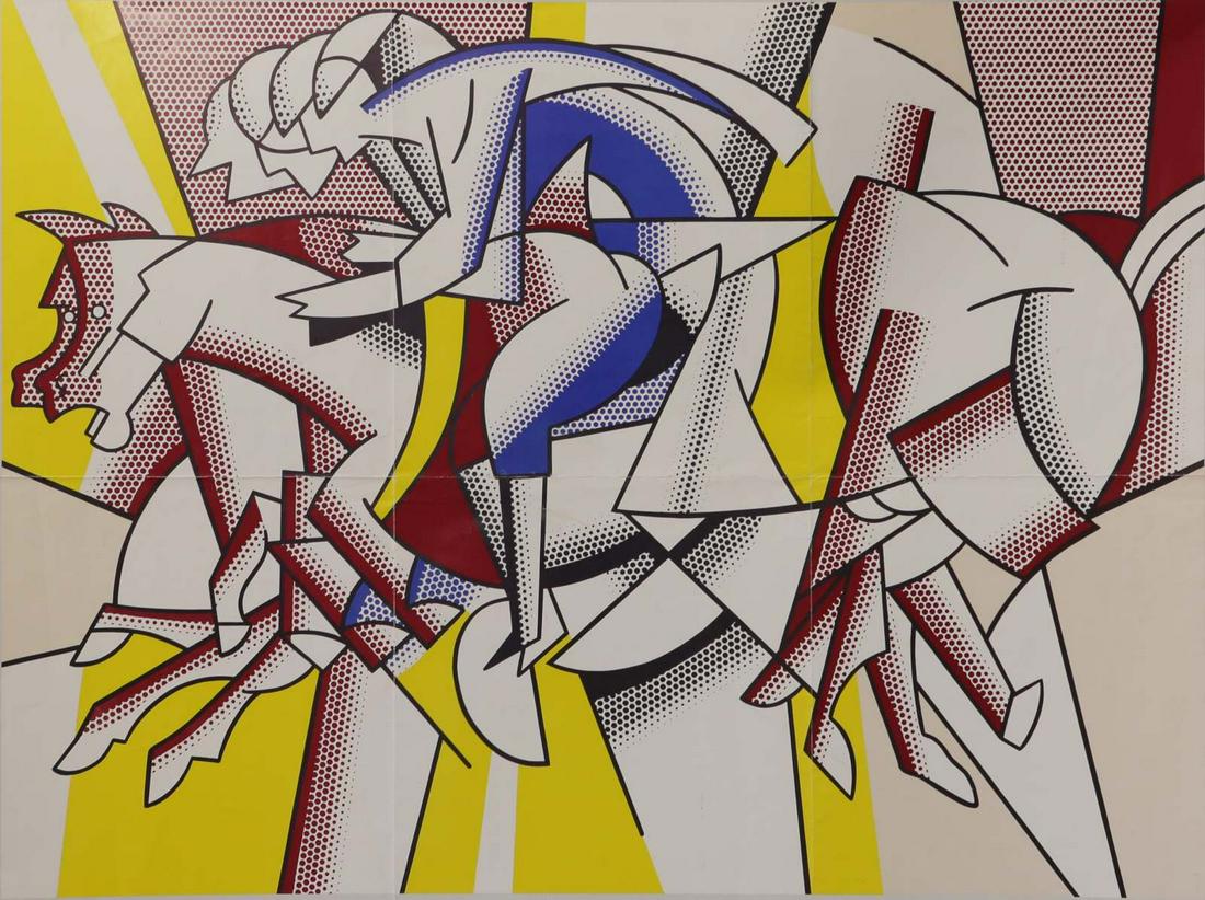 ROY LICHTENSTEIN 'RED HORSEMAN' CASTELLI POSTER (1 of 6)