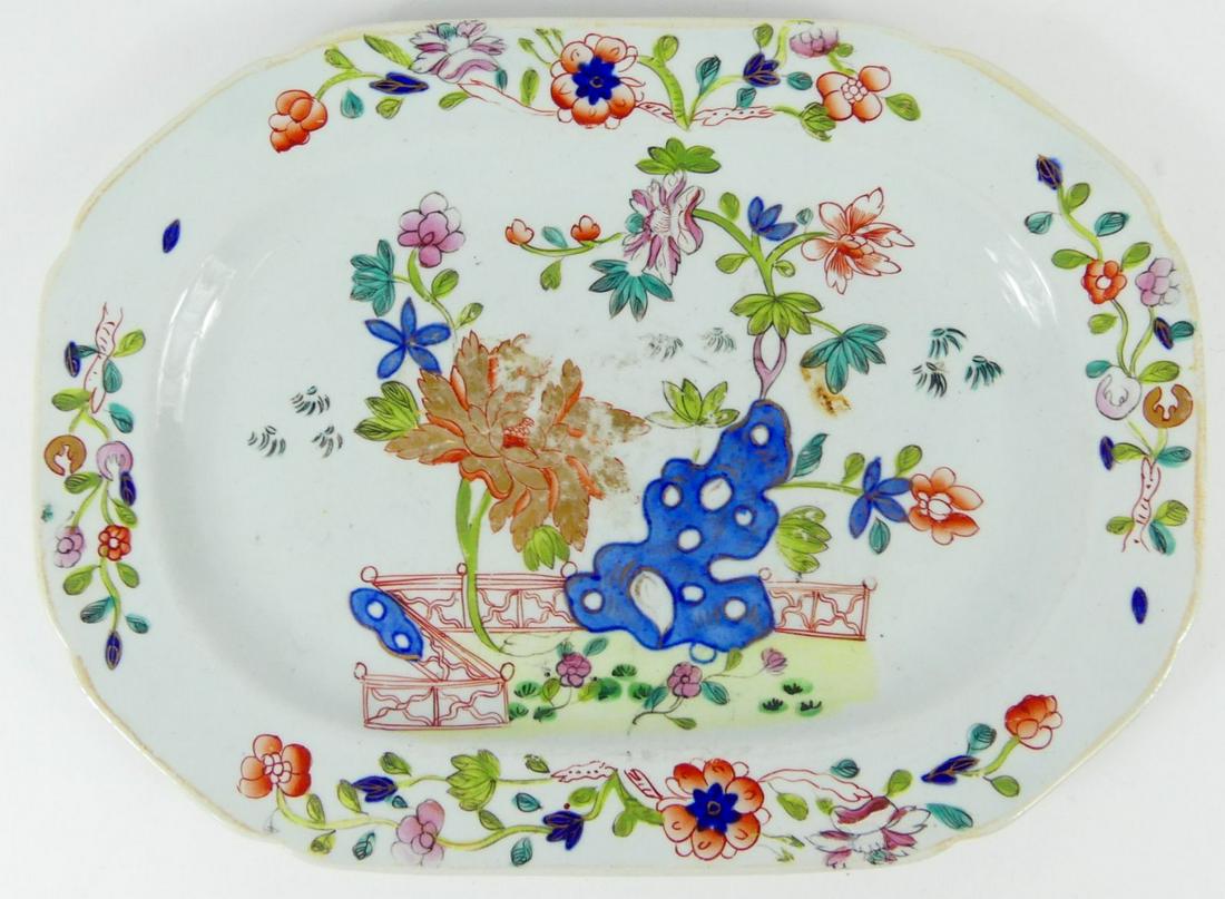 ENGLISH MASON'S IRONSTONE PLATTER (1 of 5)