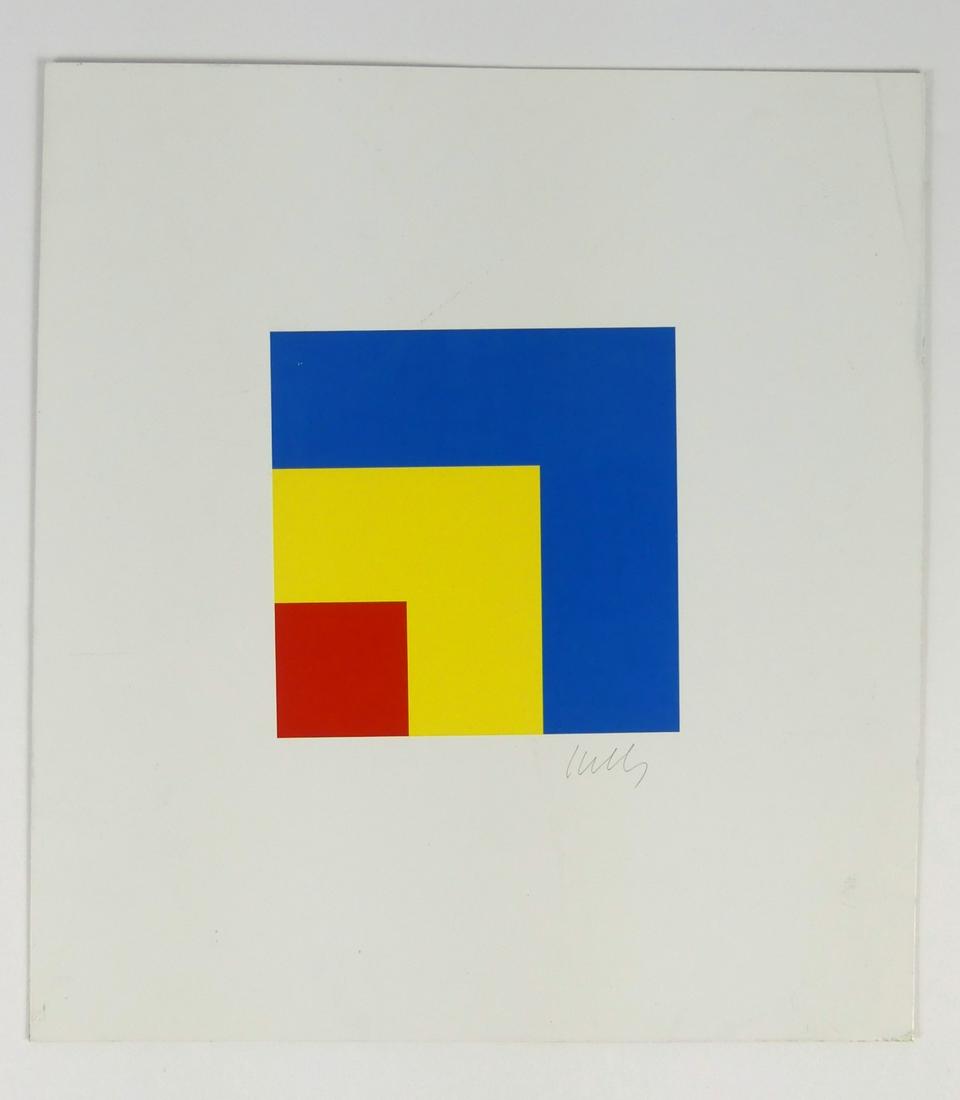ELLSWORTH KELLY 'RED, YELLOW, BLUE' SIGNED PRINT (1 of 4)