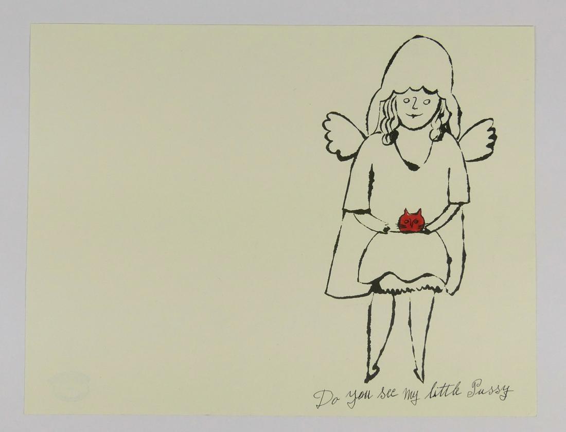ANDY WARHOL 'DO YOU SEE MY LITTLE PUSSY' (1 of 4)