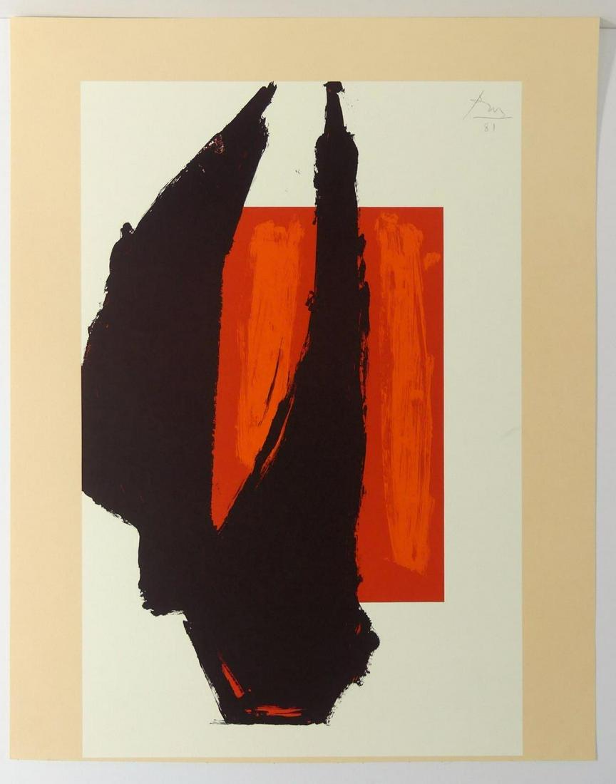 ROBERT MOTHERWELL 'CHICAGO' LITHOGRAPH (1 of 4)