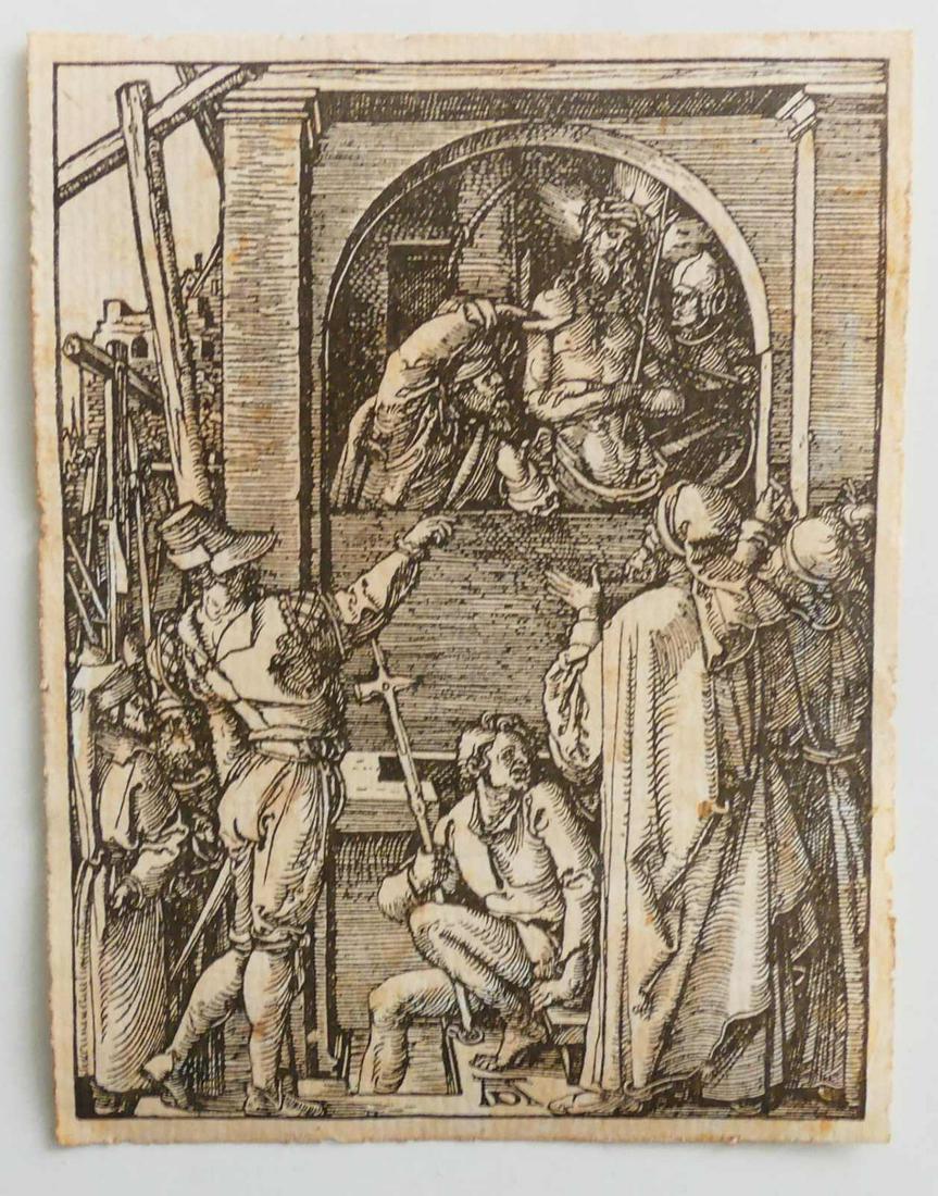 ALBRECHT DURER CHRIST SHOWN TO THE PEOPLE WOODCUT (1 of 6)