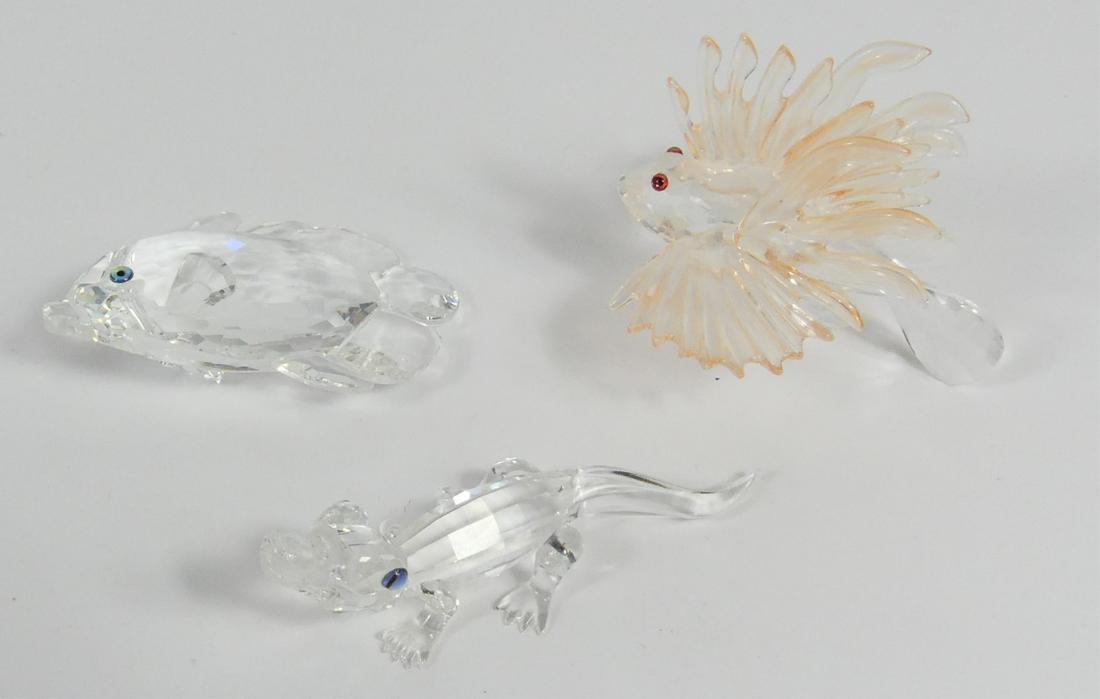 3pc SWAROVSKI CRYSTAL FISH & ALLIGATOR (1 of 11)