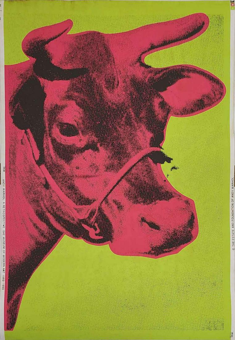 ANDY WARHOL 'COW' COLOR SCREENPRINT (1 of 8)