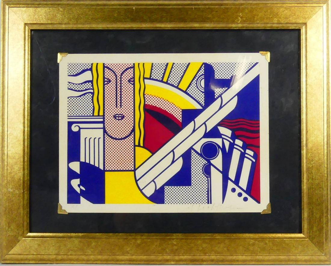 ROY LICHTENSTEIN 'MODERN ART POSTER' SCREENPRINT (1 of 7)
