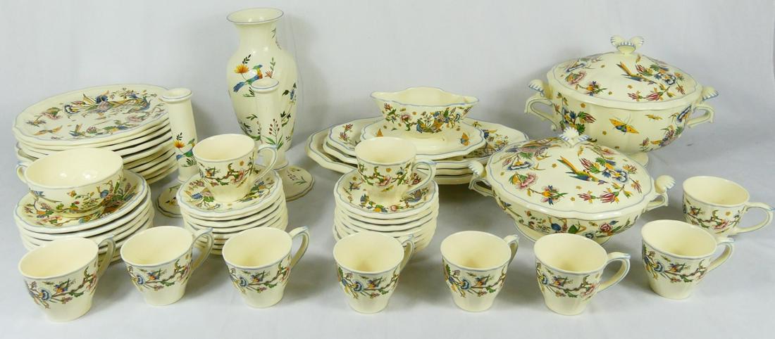 53pc GIEN FRANCE FAIENCE DINNER SERVICE (1 of 11)