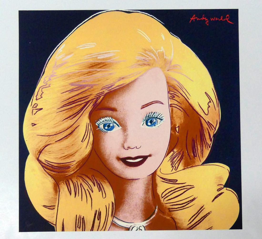 ANDY WARHOL 'BARBIE' OFFSET LITHOGRAPH (1 of 5)