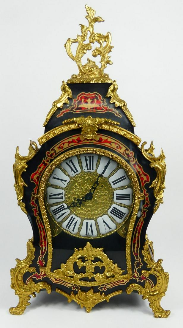 ITALIAN GILT METAL & FAUX TORTOISESHELL CLOCK (1 of 6)