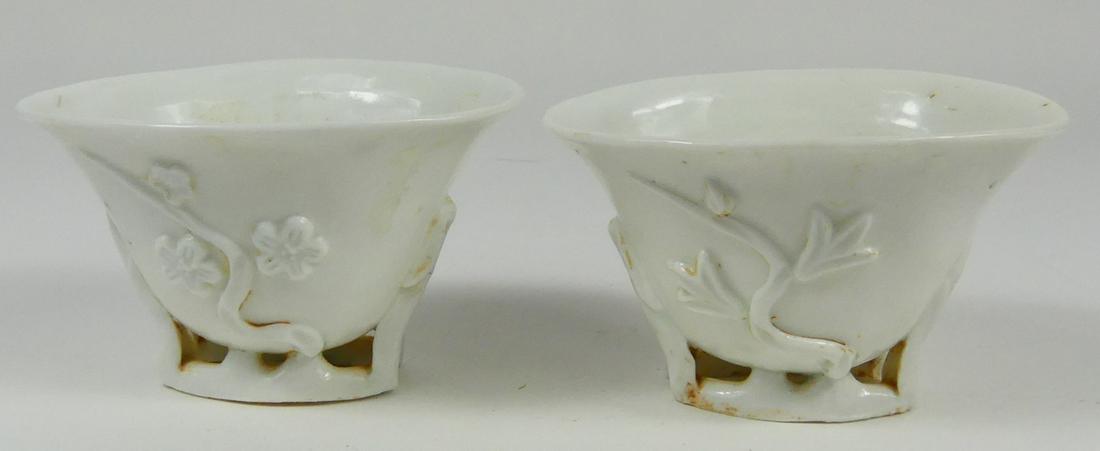PR CHINESE BLANC DE CHINE LIBATION CUPS (1 of 7)