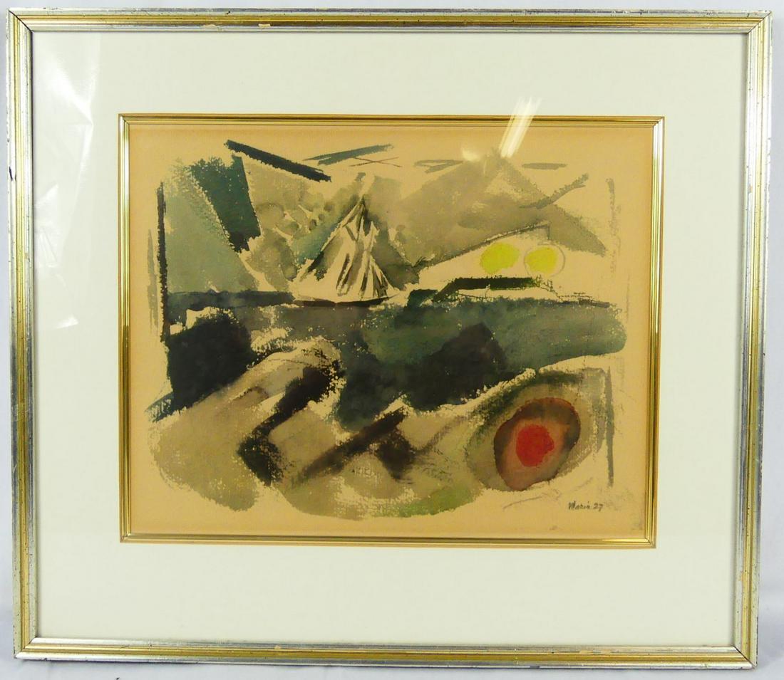 JOHN MARIN 'BOAT AND SEA' LITHOGRAPH (1 of 5)