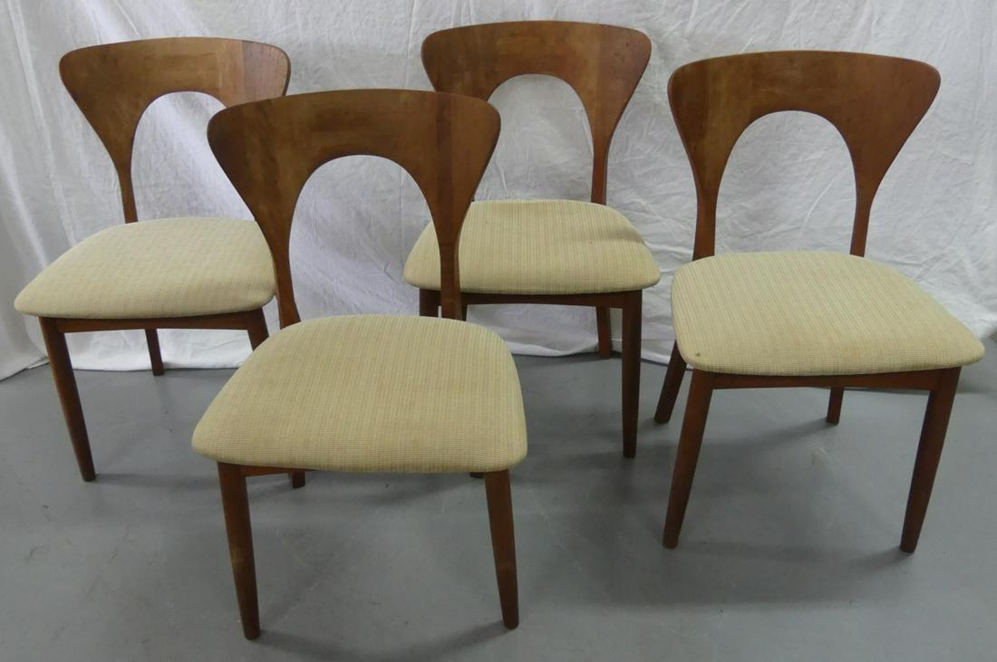 4pc NIELS KOEFOED DANISH DINING CHAIRS (1 of 6)
