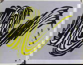 ROY LICHTENSTEIN 'BRUSHSTROKE' LITHOGRAPH